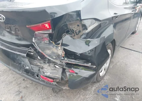 2016 Hyundai Elantra Se from USA, damaged, VIN 5NPDH4AE2GH668598